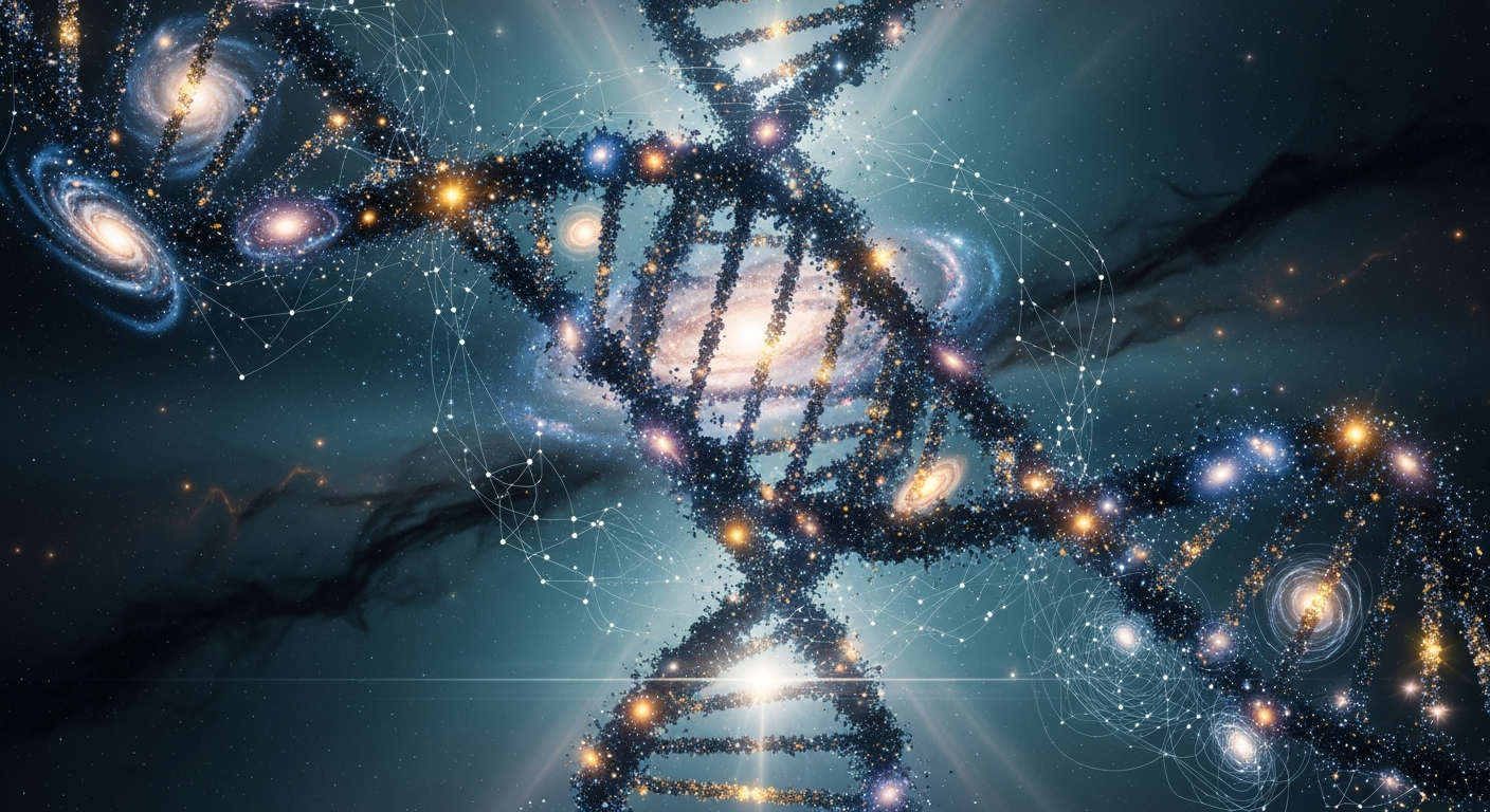 Introduction: The Universe as a Biological Canvas For centuries, humanity has gazed at the stars and asked a singular, haunting question: Are we alone? Historically, biology and astronomy were treated as distinct realms. Biology was the study of the wet, dynamic, and fragile web of life on Earth, while astronomy belonged to the cold, sterile, and mathematical mechanics of the cosmos. However, the dawn of modern astrobiology has shattered this dichotomy. We are now beginning to understand that the universe is not a barren void, but rather a rich, complex biological canvas. This emerging paradigm introduces us to the concept of the "Cosmic Genome"—the idea that the fundamental chemical blueprints and evolutionary imperatives for life are deeply woven into the very fabric of the universe. The "Cosmic Genome" does not imply a literal, physical strand of DNA floating in the interstellar medium. Rather, it represents the pervasive distribution of life's building blocks: the organic molecules, amino acids, and nucleobases that predate our solar system. By unlocking the biological secrets of the universe, we are discovering that the genesis of life on Earth was likely not an isolated, miraculous anomaly, but the localized expression of a universal potential. Detailed Scientific Explanation: Unraveling the Cosmic Genome Astrochemistry: The Stellar Forges of Organic Matter To understand the Cosmic Genome, we must first look to the vast, freezing expanses of interstellar molecular clouds. Advanced spectroscopy and observatories like the James Webb Space Telescope (JWST) have revealed that these regions are teeming with complex chemistry. Deep within these stellar nurseries, elements forged in the hearts of dying stars—carbon, nitrogen, oxygen, and phosphorus—interact under extreme conditions. Here, simple molecules are catalyzed into complex organics on the icy mantles of dust grains. We have detected Polycyclic Aromatic Hydrocarbons (PAHs) swirling in protoplanetary disks, molecules that are ubiquitous in organic chemistry. Even more astonishing is the discovery of pre-biotic molecules like formamide, a critical precursor to both amino acids and nucleic acids, in the gas clouds of the interstellar medium. The universe is essentially a massive chemical laboratory, actively synthesizing the raw genetic vocabulary required for life long before planets even form. Meteoritic Delivery: Seeding the Early Earth If the interstellar medium acts as the laboratory, comets and meteorites serve as the delivery mechanisms. The theory of pseudo-panspermia suggests that while fully formed life may not travel between star systems, the intricate molecular precursors certainly do. The study of carbonaceous chondrites—primitive meteorites that have remained largely unchanged since the dawn of the solar system—provides concrete physical evidence of the Cosmic Genome. The Murchison meteorite, which fell in Australia in 1969, is perhaps the most famous example. Rigorous chemical analysis has revealed that it contains over 70 distinct extraterrestrial amino acids, including those used by terrestrial life, as well as nucleobases like adenine and guanine—the very "letters" of our DNA and RNA. Furthermore, these meteoritic amino acids exhibit an excess of left-handed chirality (enantiomeric excess). This suggests that the homochirality of life on Earth—a profound biological mystery—may have been dictated by cosmic radiation in space before life even began, indicating that our terrestrial biology was fundamentally shaped by cosmic rules. Universal Darwinism and Xenobiology As we decode the Cosmic Genome, scientists are compelled to ask: If life arises elsewhere, will it use the same genetic code? The concept of Universal Darwinism posits that any complex life, regardless of its origin, must undergo natural selection. However, its underlying biochemistry might differ. Astrobiologists are actively researching "XNA" (Xeno-Nucleic Acids)—synthetic genetic polymers that can store and pass on information much like DNA, but use different sugar backbones. While carbon and liquid water are recognized as the most versatile and likely mediums for life due to their universal abundance and unique chemical properties, the precise genetic architecture may vary depending on planetary conditions. Earth's reliance on DNA and RNA represents just one successful combination drawn from the universal pool of chemical possibilities. By searching for biosignatures in the atmospheres of exoplanets and exploring the subsurface oceans of icy moons like Europa and Enceladus, we are actively searching for alternative expressions of the Cosmic Genome. Conclusion: Reading the Book of the Cosmos The concept of the Cosmic Genome profoundly redefines our understanding of existence. It bridges the gap between the infinitely large and the infinitesimally small, proving that the biochemical processes governing our cells are intimately linked to the astrophysical processes governing the galaxies. The universe is not indifferent to biology; rather, it is pre-loaded with the very ingredients necessary to spark it. Unlocking the biological secrets of the universe is an ongoing, multi-generational endeavor that requires the synthesis of astronomy, chemistry, and evolutionary biology. As we continue to probe the depths of space, analyze ancient space rocks, and scan the atmospheres of distant worlds, we are not just looking for extraterrestrial life. We are uncovering our own deepest origins. We are the cosmos made conscious, and by reading the Cosmic Genome, we are finally beginning to understand the universal heritage that binds us to the stars.