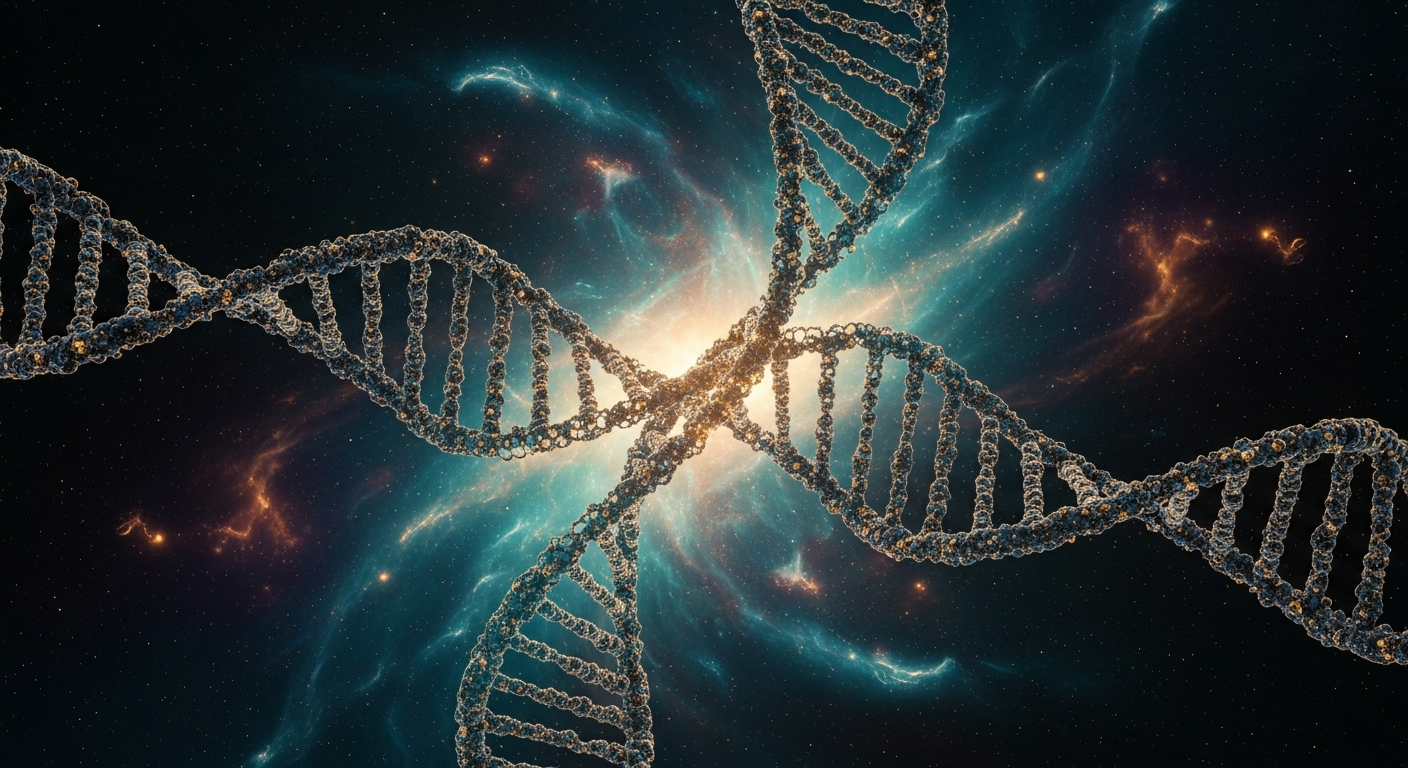 The Cosmic Origins of DNA: How Ancient Stardust Shaped Human Biology Introduction: The Astronomical Blueprint of Life When the visionary astrophysicist Carl Sagan famously declared, "We are made of star-stuff," he was not merely indulging in poetic metaphor. He was summarizing one of the most profound scientific truths of our existence. The intricate biological machinery that defines human life—most notably Deoxyribonucleic Acid (DNA)—is inextricably linked to the violent, fiery deaths of ancient stars. The quest to understand the cosmic origins of DNA bridges the gap between astrophysics, chemistry, and evolutionary biology, revealing a narrative that begins billions of years before the formation of the Earth. For decades, the origin of life was treated strictly as a terrestrial phenomenon. Scientists hypothesized that the primordial soup of early Earth contained all the necessary ingredients to spark life. However, modern astrobiology paints a vastly different picture. We now know that the critical building blocks of human biology, from the iron in our blood to the complex nucleobases that form our genetic code, were forged in the deep cosmos. This article explores the fascinating journey of how ancient stardust underwent billions of years of chemical evolution to shape human biology and the very DNA that makes us who we are. Detailed Scientific Explanation: The Cosmic Journey to Human Biology 1. The Stellar Crucible: Forging the Elements of Life (CHNOPS) To understand the cosmic origins of DNA, we must first look to the elemental level. Human biology relies heavily on six primary elements: Carbon, Hydrogen, Nitrogen, Oxygen, Phosphorus, and Sulfur (acronymized as CHNOPS). With the exception of hydrogen, which was created during the Big Bang, every single one of these elements is a product of stellar nucleosynthesis. Carbon and Oxygen: Forged in the intense heat and pressure of massive star cores. When these stars exhaust their hydrogen and helium fuel, they begin fusing heavier elements, creating the carbon that acts as the structural backbone of all known organic chemistry. Nitrogen: Generated primarily through the CNO (Carbon-Nitrogen-Oxygen) cycle in main-sequence stars, this element is crucial for the formation of the amino acids and nitrogenous bases found in DNA. Phosphorus: Perhaps the most critical and elusive element in the DNA puzzle. The sugar-phosphate backbone of DNA provides the structural integrity of the double helix. Phosphorus is relatively rare in the universe and is primarily synthesized during the explosive deaths of massive stars, known as supernovae. 2. Interstellar Chemistry: Assembling the Molecular Precursors Once supernovae scatter these raw elements across the cosmos, they coalesce into giant interstellar molecular clouds—vast nebulae of gas and ancient stardust. For a long time, scientists believed the harsh environment of space (characterized by extreme cold and destructive ultraviolet radiation) would prevent complex chemistry. Instead, it turns out that cosmic dust grains act as microscopic chemical laboratories. Within these freezing interstellar clouds, dust grains accumulate mantles of ice (water, ammonia, methane, and carbon monoxide). When cosmic rays and UV photons bombard these icy mantles, they break molecular bonds, triggering free-radical reactions. This extraordinary cosmic chemistry produces highly complex organic molecules, including polycyclic aromatic hydrocarbons (PAHs), amino acids, and vital nucleobases—the very letters of the DNA alphabet (Adenine, Thymine, Cytosine, Guanine) and RNA (Uracil). 3. Ancient Messengers: Meteorites, Comets, and the Delivery to Earth How did these complex extraterrestrial organics bridge the gap between deep space and human biology? The answer lies in the violent early history of our solar system. During the Late Heavy Bombardment (approximately 3.8 to 4 billion years ago), the primordial Earth was continuously pummeled by comets and carbonaceous chondrite meteorites. Recent groundbreaking discoveries in cosmochemistry have provided undeniable proof of this delivery mechanism: The Murchison Meteorite: This famous meteorite, which fell in Australia in 1969, has been found to contain over 70 extraterrestrial amino acids, alongside critical DNA and RNA nucleobases like adenine, guanine, and uracil. Asteroid Sample Return Missions: In recent years, missions like Japan's Hayabusa2 (Asteroid Ryugu) and NASA's OSIRIS-REx (Asteroid Bennu) returned pristine stardust to Earth. Scientists successfully identified uracil and niacin (Vitamin B3) in the Ryugu samples. This proved beyond a doubt that the building blocks of genetics form naturally in space and were delivered intact to early Earth. 4. From Extraterrestrial Organics to the Double Helix The transition from a rocky, bombarded planet to a world teeming with DNA-based life is known as prebiotic chemical evolution. When meteorites delivered these stardust-forged organics to Earth's early oceans and hydrothermal vents, they effectively "seeded" the planet. This concept, known as pseudo-panspermia or molecular panspermia, suggests that while life itself did not fall from space, the complex biological blueprints absolutely did. In the warm, mineral-rich environments of early Earth, simple extraterrestrial nucleobases combined with ribose (sugars also found in meteorites) and stardust-derived phosphorus to form the first nucleotides. These assembled into RNA, establishing the RNA World Hypothesis—a crucial evolutionary stepping stone. Over millions of years, RNA evolved into the more stable, double-stranded DNA molecule, passing on the genetic baton that would eventually orchestrate the staggering complexity of human biology. Conclusion: Our Unbreakable Bond with the Cosmos The narrative of human evolution traditionally starts with early hominids, but the true story of our creation begins billions of years earlier, deep within the fiery hearts of dying stars. The cosmic origins of DNA reveal that we are the ultimate product of a universal recycling program. The carbon that constructs our cells, the nitrogen that forms our genetic code, and the phosphorus that holds our DNA strands together are all ancient stardust, forged in supernovae and delivered to Earth by traversing comets and meteorites. By studying astrobiology and the chemical makeup of deep space, we do not just learn about the universe; we learn about ourselves. Our human biology is a microscopic reflection of the macroscopic cosmos. The genetic code that governs our physical traits, our health, and our consciousness is essentially a cosmic legacy, proving that humanity is not separate from the universe, but rather, we are the universe experiencing itself.