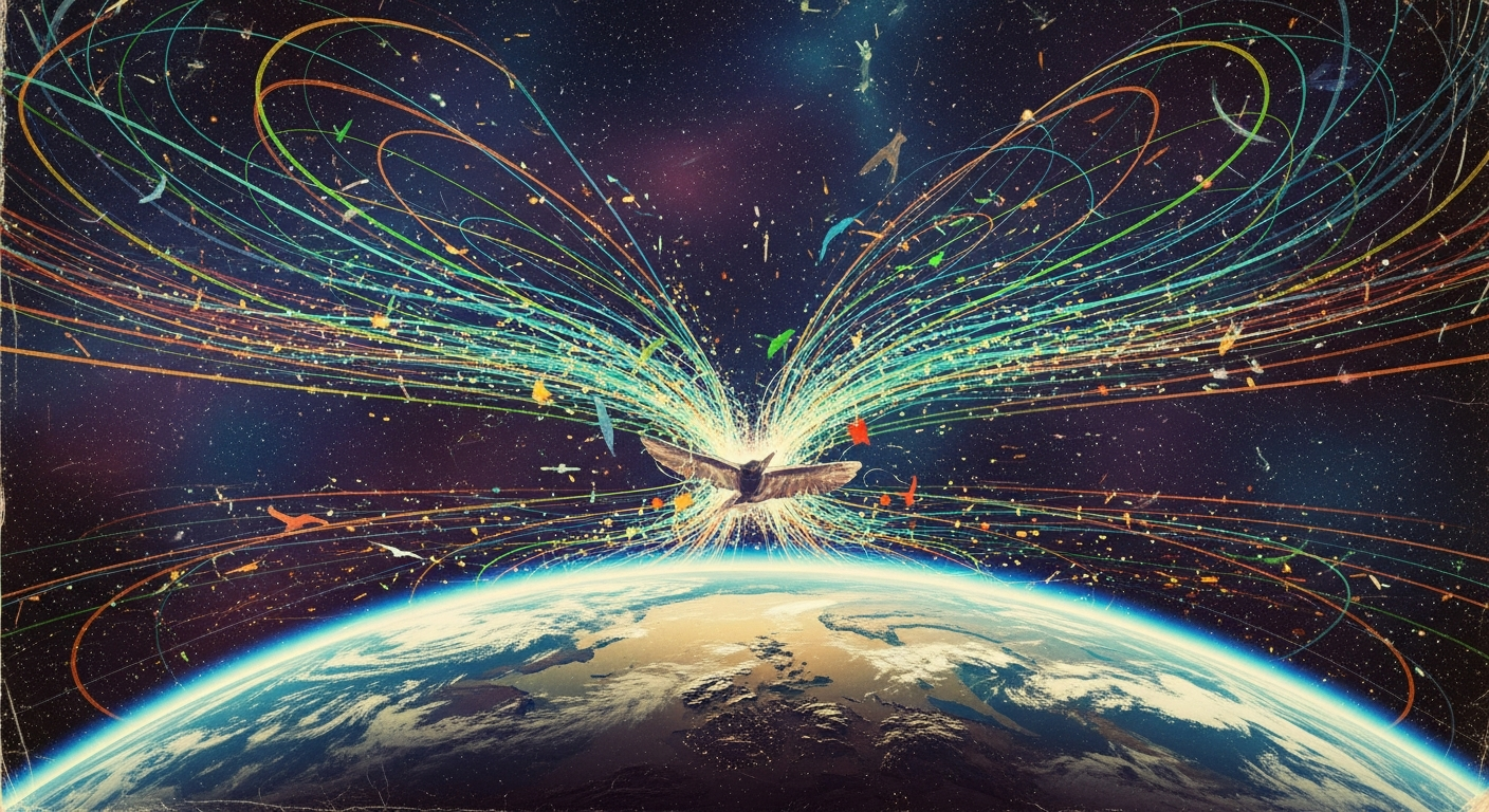 How Birds See Earth's Magnetic Field: The Bizarre Mystery of Quantum Biology Introduction: The Greatest Magic Trick in Nature Imagine if you could look up at the sky and see a glowing, invisible map guiding you exactly where you need to go. You wouldn't need a smartphone, a GPS, or even a paper map. For humans, this sounds like a superpower from a comic book. But for millions of birds around the world, this is just an ordinary Tuesday. Every year, birds like the tiny European Robin and the Arctic Tern travel thousands of miles across oceans and continents. They fly through storms, darkness, and unknown territories, yet they always arrive exactly at their destination. How do they do it? For decades, scientists knew that birds were somehow navigating using Earth's magnetic field. But the exact way they did this remained a giant, head-scratching puzzle. Now, scientists have discovered the answer, and it is stranger than science fiction. It turns out that birds are not just feeling the magnetic field—they are actually seeing it. And to do this, they are using one of the most mysterious forces in the universe: Quantum Physics. Welcome to the bizarre and wonderful world of quantum biology! The Detailed Science: Unlocking the Quantum Compass To understand how a bird sees something invisible, we have to shrink down. We need to go smaller than a feather, smaller than an eye, all the way down to the tiny building blocks of the universe. The Secret Inside the Eye: Meet "Cryptochrome" Our journey starts inside the bird's eye. Inside the retina (the back part of the eye that catches light), birds have a special, microscopic protein called cryptochrome. Think of cryptochrome as a tiny, highly sensitive light-catcher. When a bird flies during the day, blue light from the sun enters its eye and hits this cryptochrome protein. But this is where the normal biology ends and the bizarre quantum magic begins. That single drop of blue light acts like a tiny spark, giving the protein a jolt of energy. The Quantum Realm: The "Spooky" Dance of Electrons When the blue light hits the cryptochrome, it knocks a tiny, super-small particle called an electron out of its normal spot. This creates something scientists call a "radical pair." You can think of a radical pair as twins holding hands. When the light hits them, they are pulled apart, but they remain perfectly connected by an invisible thread. In quantum physics, this magical connection is called quantum entanglement. Albert Einstein once called this "spooky action at a distance" because it seems impossible! Even though the two tiny electrons are separated, whatever happens to one instantly affects the other, like two dancers doing the exact same moves on different sides of a stage. Here is the amazing part: as these two tiny electron twins "dance," they act like incredibly tiny compass needles. They become super sensitive to the Earth's magnetic field. Depending on which way the bird is looking (North, South, East, or West), the Earth's magnetism changes the way the twin electrons spin. This spin tells the bird's brain exactly which direction it is facing! What Does the Bird Actually "See"? So, we know the quantum physics happens inside the eye, but what does the bird actually see? Does a giant "N" for North pop up in the sky? Scientists believe that birds see the magnetic field as a sort of Augmented Reality (AR) or a Heads-Up Display, much like a video game. Because the cryptochrome is mixed in with the normal cells the bird uses to see, the magnetic field probably looks like a faint shadow, a dark patch, or glowing lines of light superimposed over the normal world. If the bird turns its head to the North, the shadow might sit perfectly in the center of its vision. If it turns East, the shadow might shift to the side. By keeping that glowing shadow exactly where it needs to be, the bird can fly in a perfect straight line for thousands of miles, safely guided by the quantum world. Conclusion: A Whole New Frontier of Life The discovery of magnetoreception (the ability to sense magnetic fields) through quantum physics changes everything we thought we knew about nature. For a long time, scientists believed that the strange, fragile rules of quantum mechanics could only happen inside freezing, heavily controlled laboratories. Nobody believed that quantum entanglement could happen inside the warm, messy, living eye of a tiny bird flapping its wings in the wind. The incredible mystery of quantum biology shows us that nature is far smarter, more creative, and more magical than we ever imagined. The next time you see a little robin hopping around in your backyard or a flock of geese flying in a "V" shape across the sky, take a moment to look at them with wonder. You aren't just looking at a bird. You are looking at a living, breathing, flying quantum supercomputer, guided by the invisible forces of the Earth.