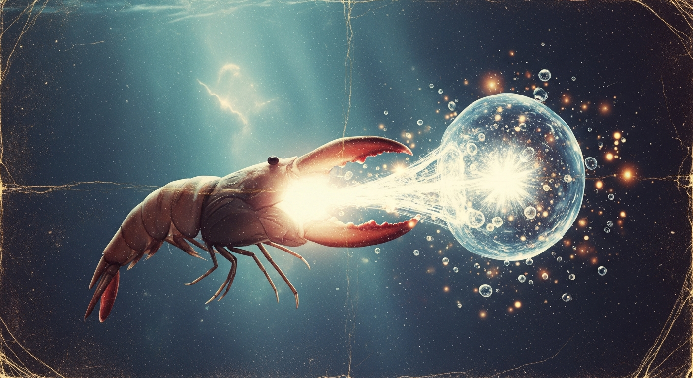 The Pistol Shrimp: How a Tiny Crustacean Creates Underwater Bubbles Hotter Than the Sun Introduction: Meet the Ocean's Tiniest Superhero Imagine an animal the size of your thumb that carries a built-in super-weapon. It doesn't have sharp teeth, and it doesn't swim very fast. Yet, this incredible little creature, known as the Pistol Shrimp (or snapping shrimp), is one of the loudest and most powerful animals in the entire ocean! As a marvel of marine biology, the pistol shrimp holds a secret superpower. By simply snapping its specially designed claw, it shoots out an underwater bubble bullet. But this isn't an ordinary soap bubble. It is a super-charged bubble that travels at highway speeds, creates a flash of light, and for a tiny fraction of a second, reaches temperatures that can rival the surface of the sun! Let's dive deep into the ocean and uncover the amazing science behind this tiny crustacean. The Science Explained: How Does the Pistol Shrimp Do It? To understand how a creature that is only about 1.5 inches (4 cm) long can perform such incredible feats, we have to look closely at physics. Don't worry—we will break down these big scientific words so they are super easy to understand! 1. The Super Snapper Claw The secret to the pistol shrimp’s power is its giant, asymmetrical claw. Unlike regular crabs or shrimp that have two claws of the same size, the pistol shrimp has one normal claw and one massive "snapping" claw. This giant claw acts just like a loaded water gun. When the shrimp opens its claw, water fills the gap. When it spots a tasty snack, special muscles snap the claw shut incredibly fast. 2. Ripping the Water Apart (Cavitation) Here is where the amazing physics happens. The shrimp's claw snaps shut so fast—up to 60 miles per hour (97 km/h)—that it forcefully pushes the water away. In fact, the water moves so fast that it leaves an empty, totally hollow space behind it. In science, this empty space is called a cavitation bubble. Imagine trying to run through a swimming pool; the water slows you down. But the shrimp's claw moves so quickly that the water actually rips apart, creating a bubble of extremely low pressure. 3. Sonoluminescence: Sound Turning into Light! The ocean around the bubble doesn't like empty spaces. So, in less than a millisecond, the surrounding water violently crashes back in to crush the cavitation bubble. When the bubble collapses, it creates a massive shockwave. As the bubble is crushed, the gas trapped inside gets squeezed so tightly that it generates incredible heat. The temperature inside the collapsing bubble reaches over 4,400 to 5,000 degrees Celsius (around 8,000 to 9,000 degrees Fahrenheit)! That is nearly as hot as the surface of our actual sun. This intense heat and pressure cause the bubble to emit a tiny, split-second flash of light. Scientists call this magical event sonoluminescence. "Sono" means sound, and "luminescence" means light. Simply put, the shrimp creates a sound so loud and a crash so powerful that it creates a spark of light! 4. Why Do They Shoot These Bubbles? You might be wondering: does this super-hot bubble hurt the ocean or the shrimp? Thankfully, no! The bubble is so tiny and the heat lasts for such a short time (a fraction of a millisecond) that it doesn't boil the ocean water around it. The pistol shrimp uses this incredible trick to hunt. The loud "POP!"—which can reach 210 decibels (louder than a jet engine taking off!)—creates a shockwave. This shockwave easily stuns small fish, crabs, and worms swimming nearby. Once the prey is stunned, the pistol shrimp can easily grab its dinner. Conclusion: Small Size, Massive Power The pistol shrimp proves that you don't have to be a giant shark or a massive whale to be a powerful predator in the ocean. Through the amazing scientific processes of cavitation and sonoluminescence, this tiny crustacean literally uses the forces of physics to shoot bubbles that are almost as hot as the sun. Next time you think about the ocean, remember the little snapping shrimp hiding in the coral reefs. Nature is full of incredible, mind-blowing surprises, and the pistol shrimp is the perfect example of how science makes the real world just as exciting as any superhero movie!