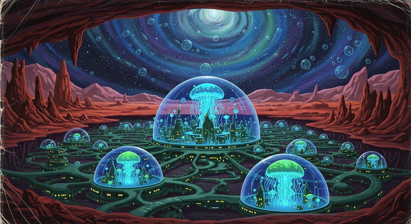 Can Glowing Deep-Sea Jellyfish Help Us Light Up Cities on Mars? The Surprising Science of Bio-Engineering Introduction: From the Deepest Oceans to the Red Planet Imagine plunging deep into the Earth's oceans, far beyond the reach of sunlight. In this pitch-black world, you suddenly see a magical sight: tiny, glowing green and blue lights floating in the water. These lights belong to deep-sea jellyfish, which use their natural glow to survive in the dark. Now, imagine taking that exact same deep-sea magic and using it to light up human cities millions of miles away on the dusty, red surface of Mars. Sounds like a sci-fi movie, right? Actually, it is a very real, cutting-edge idea! Scientists are currently exploring how the natural glow of deep-sea jellyfish can help us create sustainable, living streetlights for future space colonies. By combining the mysteries of the ocean with the wonders of space travel, researchers are using a fascinating tool called bio-engineering. Let's dive into how this incredible science works, and how nature's built-in lightbulbs might one day help us conquer the stars. Detailed Scientific Explanation: The Magic of Bioluminescence and Bio-Engineering What is Bioluminescence? (Nature's Glow-in-the-Dark Trick) To understand how we can light up Mars, we first need to understand how jellyfish glow. This superpower is called bioluminescence (pronounced bio-loo-mi-nes-cents). In simple terms, "bio" means living, and "luminescence" means light. It is living light! Inside the jellyfish, a cool chemical dance is happening. They have a special molecule called luciferin and a helper enzyme called luciferase. When these two mix together with a little bit of oxygen, they create a chemical reaction that releases energy in the form of cold, bright light. Unlike the lightbulbs in your house, which get very hot, a jellyfish's light is totally cold, meaning no energy is wasted as heat. One of the most famous glowing tools found in jellyfish is called Green Fluorescent Protein (GFP). GFP is like a tiny, natural flashlight hidden inside their cells. How Bio-Engineering Works: Copying Nature's Recipe So, how do we get the glow out of the jellyfish and onto Mars? We use bio-engineering! You can think of every living thing's DNA as a giant recipe book. This book holds all the instructions for making you, a tree, or a jellyfish. Bio-engineers are basically science chefs. They can find the specific "recipe" (the gene) in the jellyfish's DNA that says, "Make Green Fluorescent Protein and glow!" Using special microscopic tools, scientists can carefully copy this glowing recipe and paste it into the recipe book of a completely different living thing—like a houseplant, a tree, or even tiny algae. When the plant grows, it reads its new DNA recipe book and thinks, "Oh, I'm supposed to glow in the dark!" Suddenly, we have a plant that naturally produces its own light, without ever needing a battery or a plug. Why Mars Needs "Living Lights" You might be wondering: "Why don't we just use regular solar panels and LED lights on Mars?" That is a great question! Mars is a very difficult planet to live on. It is incredibly far away from Earth, which means we cannot easily ship batteries, wires, or replacement lightbulbs. Mars is also famous for its massive, planet-wide dust storms. These dust storms can block the sun for weeks, covering solar panels in red dirt and cutting off electricity. If our cities on Mars rely only on solar power, they could go completely dark. This is where glowing bio-engineered plants and algae come to the rescue. Living lights offer incredible benefits for space explorers: Self-Growing and Self-Repairing: Unlike a glass lightbulb that shatters and becomes useless, a glowing plant can grow new glowing leaves. If an algae lamp gets damaged, the algae can simply multiply and heal itself. Zero Electricity Needed: Bio-luminescent plants only need water, carbon dioxide, and some nutrients to glow. They don't need a power grid. Double Duty (Light and Air!): Plants and algae naturally "breathe" in carbon dioxide and "breathe" out oxygen. On a planet like Mars where there is no breathable air, glowing algae could light up our living spaces and produce fresh oxygen for astronauts to breathe at the exact same time! Conclusion: Bringing Deep-Sea Magic to the Stars The journey from the deepest, darkest trenches of Earth's oceans to the furthest reaches of outer space shows us just how connected our universe really is. By studying something as simple as a glowing deep-sea jellyfish, scientists have unlocked the secrets of bioluminescence and bio-engineering. While we might still be a few years away from planting glowing trees on the Red Planet, scientists are already testing these bio-engineered glowing plants right here on Earth to create eco-friendly streetlights that don't need electricity. The very same technology that could one day light up the streets of a Martian city might soon be glowing in your own backyard. By learning from nature's brilliant designs, we are realizing that the greatest solutions to the future of space exploration might just be swimming right below our feet. The next time you look up at the stars, remember the glowing jellyfish—nature's tiny, living lightbulbs leading the way into the future!