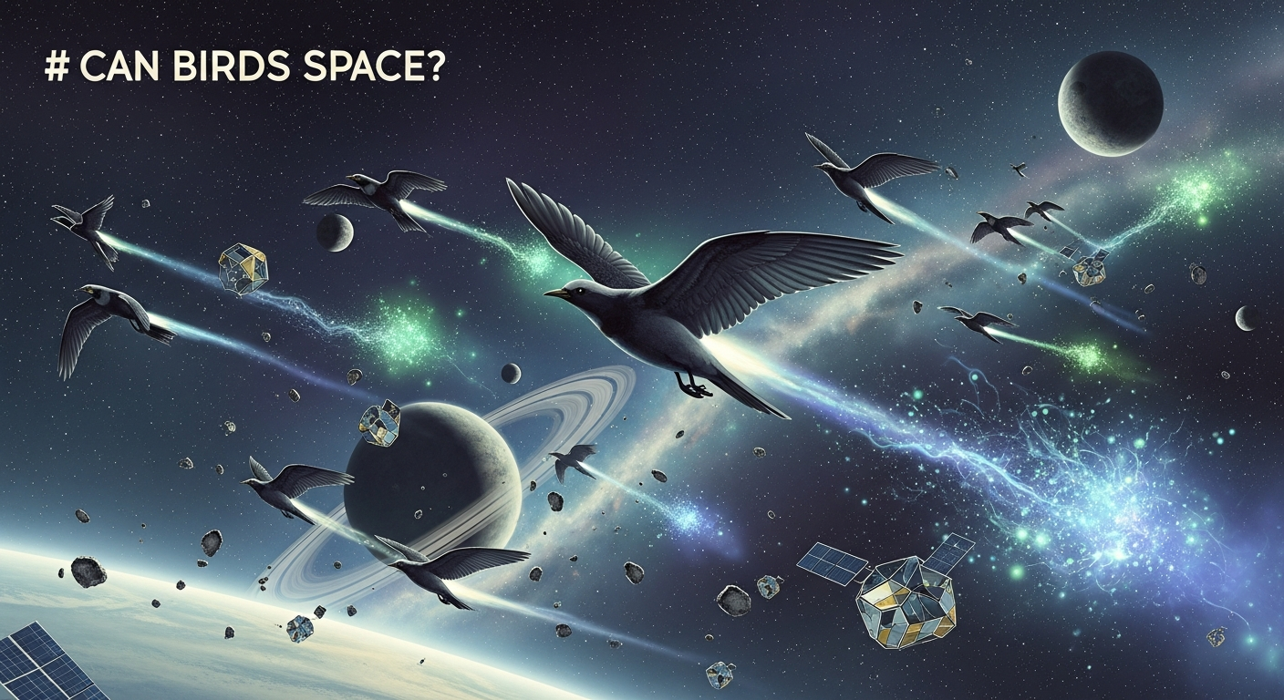 Can Birds Fly in Space? The Secret Physics and Biology of Zero-Gravity Animals Introduction: Imagine a Bird in Space Have you ever watched a bird soaring high in the sky and wondered, "Can birds fly in space?" It is a fascinating question that combines the magic of space exploration with the wonders of nature. When human astronauts go to the International Space Station (ISS), they float effortlessly in zero-gravity (also known as microgravity). But what would happen if we brought a pigeon, a sparrow, or a canary along for the ride? To answer this question, we have to act like space detectives! We need to look closely at the physics of flight—how air and gravity work together—and the biology of animals—how their brains and bodies understand where they are. Let’s blast off and discover the secret life of zero-gravity animals, explained so simply that even a young scientist can understand! The Science of Space Flight: Physics and Biology Explained The Physics of Flight: How Do Birds Fly on Earth? Before we take our bird to space, we need to understand how they fly here on Earth. Bird flight depends on four invisible forces of physics: Weight (Gravity): This is the Earth pulling the bird down. Lift: When a bird flaps its wings, air rushes under them, pushing the bird up against gravity. Thrust: The flapping motion also pushes the bird forward. Drag: This is air resistance (like when you stick your hand out of a moving car window) trying to slow the bird down. For a bird to fly perfectly, these four forces must be perfectly balanced. Gravity is like the invisible anchor that birds use to push off against using the air. Zero-Gravity Physics: What Happens Inside a Spaceship? Now, let’s transport our bird inside a spaceship. Remember, space has no air, so if a bird were floating outside the spaceship, it could not breathe or fly. But inside the spaceship, there is plenty of air! However, there is almost zero gravity. Because there is no gravity pulling the bird down, the bird no longer needs Lift to stay in the air. If the bird simply lets go of a branch, it will float! If the bird flaps its wings, the Thrust will push it forward. But without gravity to balance the movement, the bird will shoot forward much faster than it expects, likely bumping into the ceiling or walls. In short, a bird can physically propel itself through the air in space, but it is not "flying" the way it does on Earth—it is more like chaotic floating. The Secret Biology: How Do Birds Know Which Way is Up? Here is where the space biology gets really interesting. The biggest problem for a bird in space isn't physics; it’s biology! Inside a bird’s head (and inside your head, too!) is a special biological tool called the vestibular system. It acts like a tiny sensor filled with fluid in the inner ear, telling the brain which way is "up" and which way is "down" by feeling the pull of gravity. In zero-gravity, this system goes completely crazy. Without gravity, the bird's brain has no idea where "up" is. If you have ever been dizzy after spinning on a merry-go-round, or tried swimming underwater with your eyes closed, you know the feeling. Because birds cannot figure out their orientation, they get very confused and scared. Real Space Experiments: Did We Actually Try This? Scientists have actually tested this! During special airplane flights called "Vomit Comets" that simulate zero-gravity, scientists observed pigeons. Instead of flying gracefully, the pigeons did wild backflips, tumbled around, and flapped their wings in a panic. They simply could not control their bodies. In another famous experiment in the 1990s, scientists sent quail eggs to the Mir Space Station. When the chicks hatched in space, they couldn't balance. Because they didn't know how to hold onto the cage wires in zero-gravity, they just floated around helplessly. They simply didn't have the Earth's gravity to teach them how to move properly. Conclusion: Earth is the Perfect Home for Birds So, can birds fly in space? The answer is both yes and no. Physically, their wings still work to push air and move them forward inside a breathable spaceship. But biologically, they cannot control their flight. Without gravity, their brains get confused, they lose their sense of direction, and they end up tumbling instead of soaring. While humans can learn to do flips and float like superheroes in microgravity, zero-gravity animals like birds are perfectly adapted to their home planet. This fun space question teaches us a wonderful lesson: Earth's gravity isn't just something that holds birds down; it is the secret ingredient that allows them to fly so beautifully. The next time you see a bird flying outside, you will know that you are watching a master of Earth's physics and biology at work!