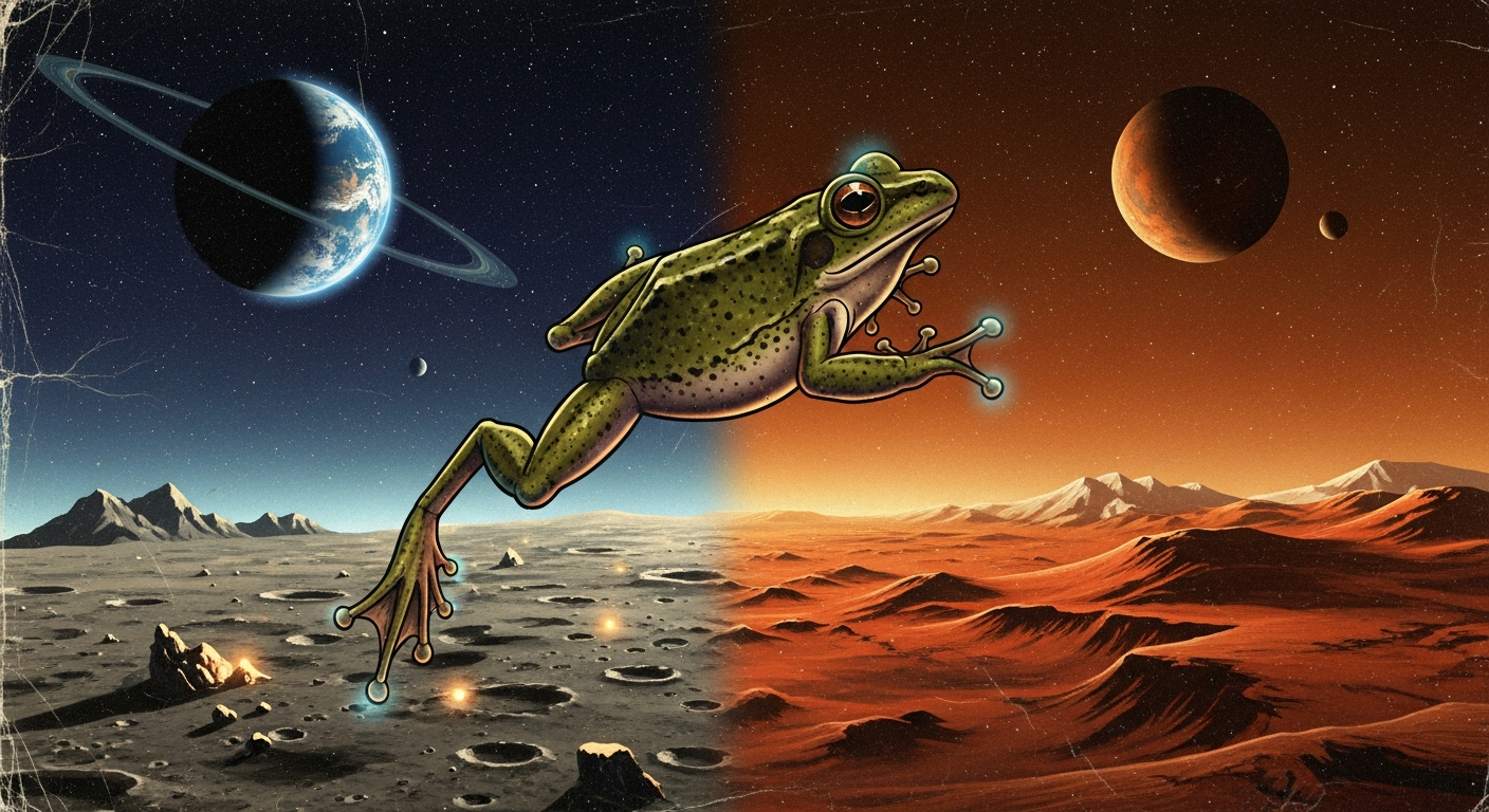 Would a Frog Jump Higher on the Moon or Mars? The Secret Biology of Space Gravity Introduction: The Ultimate Space Jumping Contest Picture this: a little green frog wearing a tiny, custom-made spacesuit, standing on a spaceship launchpad. If we sent this frog into space, how high could it jump? More importantly, if we had an interplanetary jumping contest, would a frog jump higher on the Moon or Mars? For decades, space biology has fascinated scientists. By understanding how animals move and survive in space, we learn more about the universe and even our own human bodies! In this article, we are going to dive into the fun physics of space gravity and uncover the "secret biology" of what happens to muscles when they leave planet Earth. The Detailed Science: Gravity, Springs, and Space Biology 1. The Earth Jump: Built-in Rubber Bands To understand how a frog jumps in space, we first need to look at how it jumps on Earth. A frog’s back legs are like biological springs. Their leg muscles act like tightly stretched rubber bands. When a frog decides to leap, it releases that energy, pushing against Earth's gravity to fly into the air. On Earth, a good jumper like the American Bullfrog can leap over 6 feet (nearly 2 meters) in a single bound! 2. The Gravity Game: Moon vs. Mars Gravity is the invisible force that pulls us down to the ground. Every planet and moon has a different amount of gravity depending on how big and heavy it is. Because Earth is quite large, its gravity pulls down hard on our frog. The Moon's Gravity: The Moon is much smaller than Earth. Its gravity is only about 1/6th (16%) of Earth's gravity. Imagine taking off a really heavy backpack you’ve been wearing your whole life! Mars's Gravity: Mars is bigger than the Moon but smaller than Earth. Its gravity is about 3/8ths (38%) of Earth's gravity. It feels heavier than the Moon, but much lighter than Earth. So, the simple physics answer? The frog would jump much higher on the Moon! Because the Moon pulls down with the least amount of force, the frog's powerful rubber-band legs would send it soaring into the air. If a frog jumps 6 feet on Earth, it could theoretically jump over 36 feet on the Moon (as high as a 3-story building!), but only about 16 feet on Mars. 3. The Secret Biology of Space Gravity But wait—science is rarely just about simple math! Here is where the secret biology of space gravity comes in. Living things evolved to live with Earth's heavy gravity. Our muscles are constantly working just to keep us standing up. When astronauts (or frogs!) travel to places with low gravity, their bodies get confused. Because the frog doesn't need to push as hard to move around, its powerful leg muscles stop working so hard. In biology, there is a golden rule: "Use it or lose it." When muscles are not used, they begin to shrink and weaken. This is a scientific process called muscle atrophy. If our frog lived on the Moon for a few months, its muscles would become very weak because the low gravity makes jumping too easy. If it then traveled to Mars, it might barely be able to jump at all because it lost its super-spring strength! This is the exact same reason why human astronauts on the International Space Station have to exercise for two hours every single day. They have to trick their muscles into thinking they are still on Earth so their bodies stay strong. Conclusion: The Final Leap So, what is the final answer? If a frog just arrived from Earth in its tiny spacesuit and jumped immediately, it would jump much higher on the Moon because the Moon has less gravity than Mars. It would be the ultimate space trampoline! However, the secret biology of space tells us a different story over time. The less gravity there is, the faster muscles shrink. While the Moon offers the highest jump on day one, a long stay in space reminds us that Earth's strong gravity is actually what gives animals—and humans—our incredible strength. Next time you jump into the air, remember to thank Earth's gravity for keeping your muscles strong, and keep dreaming about the amazing science of the stars!