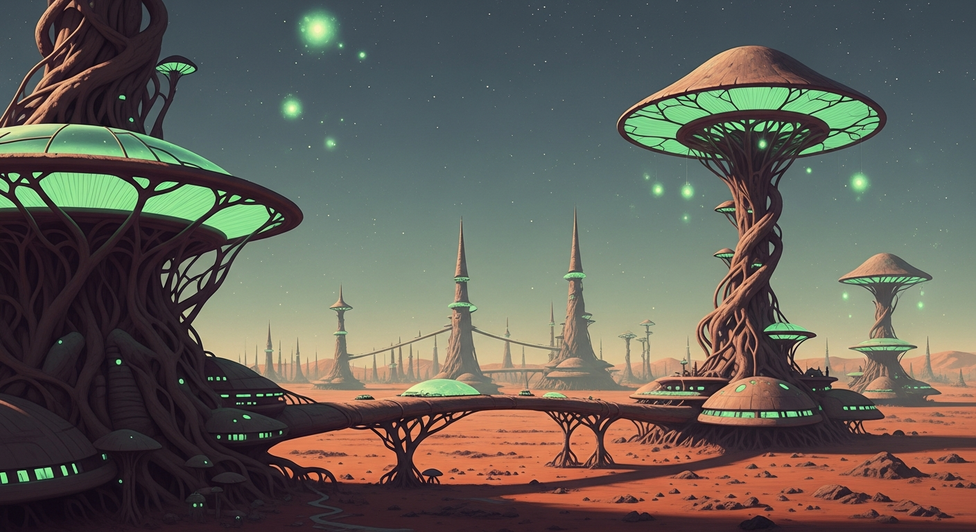 Can We Build a Mars Base Out of Mushrooms? The Weird Biology of Space Architecture Introduction: A Fungal Future on the Red Planet Imagine stepping out of your spaceship onto the dusty, red surface of Mars. You look away from the freezing desert landscape and turn toward your new home. But instead of a cold, metallic dome or a heavy concrete bunker, you are looking at a house grown entirely from mushrooms! It might sound like a wacky idea from a sci-fi cartoon, but building a Mars base out of mushrooms is a very real concept currently being studied by scientists at NASA. As humanity prepares to travel deeper into our solar system, the field of space architecture is facing a massive challenge: how do we build safe, sturdy homes on a planet that is 140 million miles away? The answer might not lie in steel or glass, but in the weird, wonderful biology of fungi. Welcome to the incredible world of myco-architecture—where we don't build our space habitats; we grow them. Detailed Scientific Explanation: The Magic of Space Mycology The Heavy Problem with Space Travel To understand why scientists want to build a mushroom house on Mars, we first have to understand the biggest rule of space travel: weight is everything. Rockets use a massive amount of fuel to escape Earth's gravity. Every extra pound of cargo—like bricks, steel, or wood—costs thousands of dollars to launch. If we wanted to build a traditional base on Mars, we would need a whole fleet of giant rockets just to carry the heavy building materials. That is simply too expensive and difficult. We need a building material that weighs almost nothing when we launch it from Earth, but can become huge and incredibly strong once it arrives on Mars. Nature has already invented the perfect solution. Meet the Hero: What is Mycelium? When you think of a mushroom, you probably picture the little umbrella-shaped cap popping out of the dirt. But that is just the "fruit" of the fungus. The real magic happens underground, in a hidden web of microscopic, white threads called mycelium. Mycelium is like the root system of a fungus. It acts as nature's ultimate glue. As these tiny threads grow, they reach out, grab onto dirt, wood, or plant matter, and bind it all tightly together. When grown inside a mold and dried out, mycelium becomes a solid block that is stronger than concrete, lighter than wood, and completely fire-resistant. It is essentially nature's very own 3D printer! Step-by-Step: How to Grow a Martian Home So, how exactly do we turn microscopic fungal threads into a safe Mars base? NASA's scientists have designed a genius, multi-layered plan that is easy enough for even a kid to understand, but brilliant enough to keep astronauts alive. Pack Light: Instead of heavy bricks, astronauts will pack a lightweight, folded-up plastic bag (like a giant balloon) holding dormant (sleeping) mushroom spores and dried food for the fungus. Inflate the Balloon: Once the astronauts land on Mars, they will unfold the giant bag and pump it full of Martian air. Just Add Water (and Algae): Inside the bag are different layers. The outer layer contains cyanobacteria (a type of algae that can use energy from the sun to make oxygen and food). The astronauts will add water to wake up the bacteria and the mushroom spores. Let it Grow: The cyanobacteria will use sunlight to grow and produce nutrients. The mycelium will eat those nutrients and rapidly stretch its tiny threads all throughout the bag, knitting together into a thick, solid wall. Bake to Finish: Once the mushroom house is the right size and shape, it is heated up. This bakes the mycelium, killing the fungus so it doesn’t accidentally spread and pollute the Martian environment. What is left is a super-strong, lightweight, and warm home! The Superpowers of Mushroom Architecture Why is a mycelium habitat so much better than a metal one? These fungal fortresses come with biological superpowers that are perfectly suited for the harsh environment of Mars: Radiation Shielding: Mars does not have a thick atmosphere or a magnetic field like Earth, meaning dangerous space radiation constantly hits the surface. Mycelium acts as an excellent, natural radiation shield, keeping the astronauts safe inside. Insulation: Mars is freezing, with temperatures dropping down to -225°F (-153°C). The thick, spongy walls of baked mycelium trap heat perfectly, acting like a giant, cozy winter coat for the whole base. Self-Repairing Potential: In some future designs, scientists imagine leaving a layer of the mycelium alive. If a micrometeorite hits the base and cracks the wall, the living fungus could potentially grow back and heal the crack all by itself! Conclusion: Growing Our Way to the Stars The concept of myco-architecture is completely changing the way we think about the future of space exploration. To survive and thrive on other planets, we cannot just rely on cold, heavy machines and traditional construction. Instead, we have to borrow the ancient, brilliant biology of our home planet. Building a Mars base out of mushrooms proves that the weirdest ideas are sometimes the most scientific. By partnering with nature and using the incredible building power of mycelium, we are one step closer to making humans a multi-planetary species. The next time you see a tiny mushroom growing in your backyard, treat it with respect—you might just be looking at the future of space architecture!