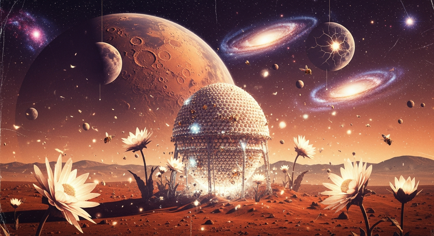 Could Bees Build a Hive on Mars? What Nature's Tiny Architects Teach Us About Living in Outer Space Introduction: A Buzzy Idea for the Red Planet Imagine astronauts finally landing on Mars. They step out of their rocket, look at the endless red dirt, and suddenly hear a tiny sound: Bzzzzzz. Could bees live on Mars? It sounds like a crazy science fiction movie, but asking this question helps scientists solve some of the biggest problems in space exploration. As humans plan to build the first Mars habitat, we are looking for inspiration. And who better to learn from than bees? These fuzzy little bugs are nature's most amazing architects. For millions of years, they have been building strong, perfect homes using very few materials. In this article, we will explore the harsh science of Mars, discover why bees are master builders, and learn how their honeycomb secrets might just help us survive in outer space! Detailed Scientific Explanation: The Science of Mars and Honeycombs 1. The Martian Challenge: Why Bees Need Spacesuits (and Biodomes) First, let us look at the science of the Red Planet. Could a bee simply fly around on Mars and build a hive on a red rock? The short answer is no. Mars is incredibly harsh for Earthlings. Very Little Air: The atmosphere on Mars is about 100 times thinner than on Earth, and it is mostly made of carbon dioxide. For a bee, trying to fly on Mars would be like a human trying to swim in a pool with no water! There is simply not enough air to push their tiny wings against. Freezing Cold: Mars is a freezing desert. The average temperature is about minus 81 degrees Fahrenheit (minus 60 degrees Celsius). A bee would turn into an ice cube instantly. No Flowers, No Food: Bees need nectar and pollen from plants to survive. Since Mars is a barren rock, there is no natural food for them. Because of these tough conditions, bees could never survive outside on Mars. However, if humans build large, warm, air-filled greenhouses (called biodomes) to grow space crops, bees could absolutely live inside them! In fact, we would need them to pollinate our space-tomatoes and space-strawberries. 2. The Magic of the Hexagon: Nature's Space-Saving Shape Even if bees stay safely inside a biodome, the way they build their homes teaches human engineers a massive lesson for outer space. When you look at a beehive, you see a grid of perfect six-sided shapes called hexagons. Why do bees use hexagons instead of circles or squares? A long time ago, mathematicians discovered that hexagons fit together perfectly like puzzle pieces, leaving zero empty space. More importantly, they use the least amount of wax to hold the most amount of honey. In science, we call this being "highly efficient." When astronauts go to Mars, they cannot pack heavy building materials like bricks or concrete; rockets can only carry so much weight. By copying the bees, space engineers use honeycomb structures made of lightweight metals and plastics. These structures are incredibly light, yet strong enough to protect spaceships from the dangerous pressure of outer space. The bees figured out this perfect math millions of years before humans even invented rockets! 3. Heating and Cooling: The Bees' Secret Climate Control Mars gets super cold at night and warmer during the day. Humans will need giant heaters and air conditioners to stay alive. Believe it or not, bees have their own natural climate control system! When a beehive gets too cold in the winter, the worker bees huddle together and shiver their flying muscles to generate heat, warming up the hive. When it gets too hot in the summer, they bring in water drops and flap their wings to create a cooling breeze. Scientists are studying this natural behavior to design "smart" space habitats. Instead of using lots of electricity to heat an entire Mars base, future space homes might use systems inspired by bees—moving heat exactly where it is needed, just like a living organism. 4. Swarm Intelligence: The Ultimate Space Survival Skill Finally, bees teach us about teamwork. A single bee is not very smart, but a whole hive thinks together like one big brain. This is called swarm intelligence. Every bee has a specific job: some are nurses, some are guards, and some are builders. When building a base on Mars, human astronauts—and the robots helping them—will have to work just like a bee colony. Space agencies like NASA are actually programming tiny robotic rovers to work together like a swarm of bees. If one robot breaks down, the others instantly know how to share its work, ensuring the mission does not fail. Conclusion: Taking Nature to the Stars So, could bees build a hive on Mars? While you will never see a wild bee buzzing around the dusty red canyons of Mars, they might one day build their wax honeycombs inside our warm, protected space greenhouses. But their real journey to outer space has already begun through human imagination. By studying how these tiny architects use space-saving hexagons, control their temperature, and work together in perfect harmony, we are learning the secrets to surviving on other planets. As we look to the stars to build our next home, it turns out our best teachers are the little bugs buzzing right here in our own backyards. Nature's design is the ultimate blueprint for the future of space exploration!