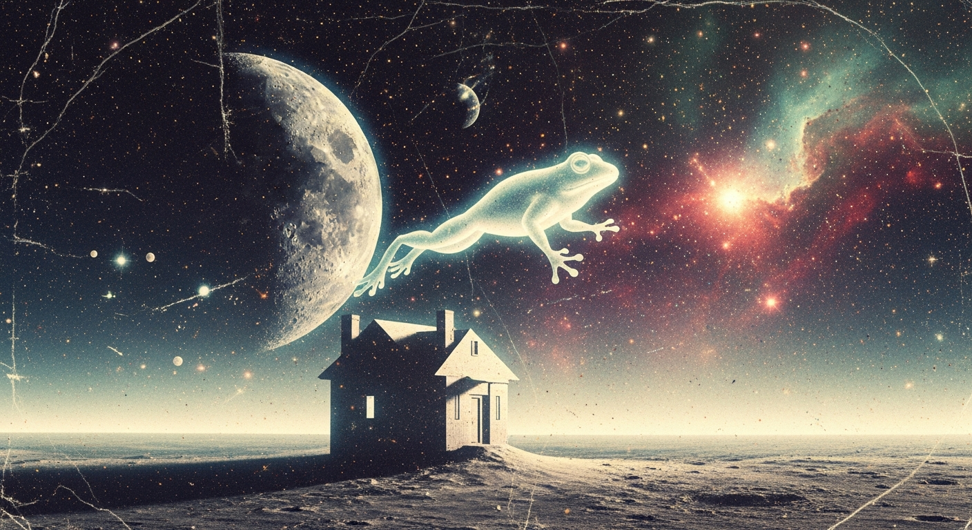 Introduction: A Leap of Astronomical Proportions Imagine a tiny green frog, equipped with a custom-made, bubble-shaped space helmet, standing on the dusty, gray surface of the Moon. It bends its powerful hind legs, prepares for takeoff, and BOING! The frog launches itself into the starry black sky. This fun image leads us to a fascinating scientific question: Could a frog jump over a house on the Moon? When we take animals out of their natural habitats on Earth and place them in the low-gravity environment of outer space, the rules of physics change completely. By exploring the weird physics of animals in space, we can learn a lot about gravity, biology, and how our universe works. Let's dive into the detailed science behind the ultimate lunar leap to see if this incredible feat is actually possible! The Weird Physics of a Lunar Leap: A Detailed Scientific Explanation Earth vs. Moon: The Gravity of the Situation To understand how a frog would jump on the Moon, we first need to talk about gravity. Gravity is the invisible force that pulls objects toward each other. On Earth, gravity is what keeps our feet firmly planted on the ground and brings a jumping frog back down to the mud. The Moon is much smaller and lighter than Earth. Because it has less mass, its gravitational pull is much weaker—specifically, it is only about one-sixth (1/6) as strong as Earth's gravity. If you have a dog that weighs 60 pounds on Earth, it would feel like it only weighs 10 pounds on the Moon! For our adventurous frog, this means there is much less invisible force pulling it back down to the lunar surface. Frog Biomechanics: Nature's Spring-Loaded Jumpers Frogs are built to bounce. Their bodies are incredible living machines perfectly designed for jumping. They feature highly elastic muscles and long, folded hind legs that act like tightly coiled springs. When a frog jumps, it releases all that stored energy in a split second. On Earth, champion jumpers like the American Bullfrog or certain tree frogs can leap incredibly high. A strong, athletic frog can launch itself vertically about 1.5 to 2 meters (5 to 6.5 feet) into the air. That is an amazing feat considering their small size. But on Earth, that is their maximum limit before gravity wins the tug-of-war. Doing the Space Math: Clearing the Roof Now, let’s transport our frog to the Moon. In physics, if the upward push from the legs remains the same, the height an object reaches is inversely proportional to the pull of gravity. This is a scientific way of saying: weaker gravity equals a mathematically higher jump. Because the Moon's gravity is 1/6th of Earth's, a frog's jump would be exactly six times higher. Let's do the space math: Earth jump height: 1.5 to 2 meters. Moon jump multiplier: x 6 Moon jump height: 9 to 12 meters (about 30 to 40 feet) high! How does this compare to a human house? A standard two-story house is usually about 6 to 8 meters (20 to 26 feet) tall to the very top of the roof. So, the mathematical truth is a resounding YES! Our lunar frog would easily soar right over the roof of a two-story house with plenty of room to spare. The Spacesuit Problem: Surviving the Lunar Vacuum Of course, a good science writer has to point out the realistic challenges of putting animals in space. The Moon has no atmosphere, meaning there is no air to breathe. It also experiences boiling hot days and freezing cold nights. To survive, our frog would absolutely need a tiny, pressurized amphibian spacesuit. A spacesuit would add extra weight and might make it slightly difficult for the frog to bend its legs perfectly. This could reduce the height of the jump a little bit. However, there is a massive scientific bonus: because there is no air on the Moon, there is absolutely no air resistance (drag) to slow the frog down! Even in a bulky space suit, the frog would experience a slow-motion, majestic, and completely silent flight over the house, taking several seconds to gently float back down to the ground. Conclusion: One Small Hop for a Frog... So, could a frog jump over a house on the Moon? Absolutely. Thanks to the Moon's incredibly low gravity, a frog's natural spring-loaded legs would easily launch it 9 to 12 meters into the sky, effortlessly clearing a normal two-story home. Thinking about the weird physics of animals in space isn't just a silly thought experiment. It helps scientists, engineers, and students understand exactly how gravity affects muscle movement, biomechanics, and energy. If humans ever build permanent bases on the Moon or Mars, understanding these universal rules of physics will be essential for our success. Until then, we can only look up at the night sky and imagine the spectacular sight of one small hop for a frog, becoming one giant leap for amphibian-kind!