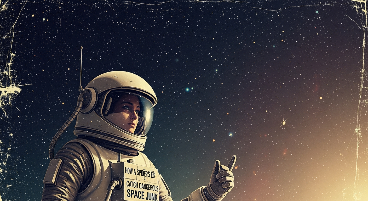 How a Spider's Web Could Help Astronauts Catch Dangerous Space Junk Introduction: The Hidden Junkyard in the Sky When you look up at the night sky, you probably see twinkling stars and a glowing moon. But hidden in the darkness is a massive, high-speed junkyard. Since the beginning of space exploration, humans have left behind millions of pieces of space junk—also known as space debris. This includes old broken satellites, discarded rocket parts, and even tiny flecks of paint. While this might sound like just a messy room in the sky, it is actually incredibly dangerous for astronauts and important spacecraft like the International Space Station (ISS). To solve this modern, high-tech problem, scientists are turning to one of the oldest and most brilliant engineers in nature: the spider. By studying how spider webs work, engineers are designing revolutionary tools to capture and clean up orbital debris. Let's dive into the fascinating science of how a simple bug's home could keep our astronauts safe! The Science of Space Cleanup: Biomimicry in Action When scientists look to nature to solve human problems, they call it biomimicry (bio = life, mimic = copy). To understand why a spider's web is the perfect blueprint for catching space junk, we have to look closely at the physics of space and the incredible biology of spiders. The High-Speed Danger of Space Debris You might wonder, "Why don't astronauts just use a giant robotic claw to grab the floating junk?" The answer comes down to speed and energy. In low Earth orbit, space junk travels at mind-boggling speeds of up to 17,500 miles per hour (28,000 kilometers per hour). That is more than ten times faster than a speeding bullet! Because these objects are moving so fast, they possess a massive amount of kinetic energy (the energy of motion). If a rigid robotic arm tries to grab a spinning, speeding satellite, the violent crash would likely smash the arm into pieces, creating even more dangerous space junk. Scientists needed a way to catch something fast and heavy without breaking it. Why Spiders are the Ultimate Catchers Think about a spider waiting in its web. Suddenly, a heavy, fast-moving fly crashes into the threads. The web doesn't shatter like glass, nor does it act like a hard brick wall. Instead, the spider's web does two amazing things: High Tensile Strength: Spider silk is incredibly strong—pound for pound, it is stronger than steel. It can take a huge impact without snapping. Extreme Elasticity: The threads act like stretchy rubber bands. When the fly hits, the web stretches deeply, absorbing the fly's kinetic energy and slowing it down gently before springing back. By absorbing the energy rather than fighting it, the web catches the speeding insect perfectly. Scientists realized that this exact same physics principle is the key to catching space junk! Designing the Cosmic Spider Web Inspired by our eight-legged friends, space agencies like the European Space Agency (ESA) have been testing giant "space nets." Here is how this incredible spider-web technology works in outer space: First, a specialized cleanup spacecraft is launched into orbit. When it spots a dangerous piece of space debris, it doesn't try to grab it with metal hands. Instead, it shoots out a large, flexible net. Just like spider silk, the cables of this space net are woven from ultra-strong, advanced materials like Kevlar (the material used in bulletproof vests). When the net wraps around the spinning space junk, it stretches and twists. This flexibility safely absorbs all the dangerous kinetic energy of the speeding debris, slowing its spin without shattering it. Once the junk is safely tangled in the "web," the cleanup spacecraft uses a tether string to drag the debris down toward Earth. Finally, both the net and the junk burn up safely in the Earth's atmosphere, looking just like a harmless shooting star. Conclusion: Nature's Blueprint for a Safer Space Cleaning up space junk is one of the most critical challenges for the future of space exploration. If the debris isn't cleared, it could eventually become too dangerous to launch new satellites, telescopes, or human explorers into orbit. But thanks to the brilliant design of the common spider web, we now have a safe and effective way to catch these high-speed hazards. This amazing blend of biology and astrophysics shows us that no matter how advanced our technology gets, we can always learn something new from the natural world. So, the next time you see a spider spinning a web in your garden, remember: you might just be looking at the very technology that will save future astronauts and keep the universe clean!